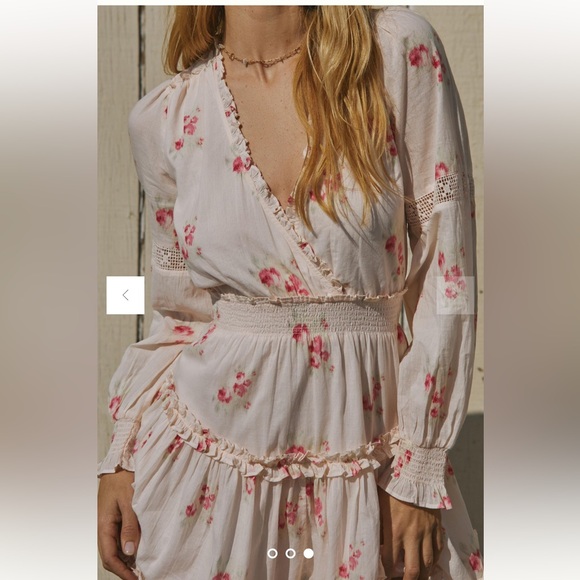 NWT Loveshackfancy Spruce Dress Berry Moment - Picture 4 of 15